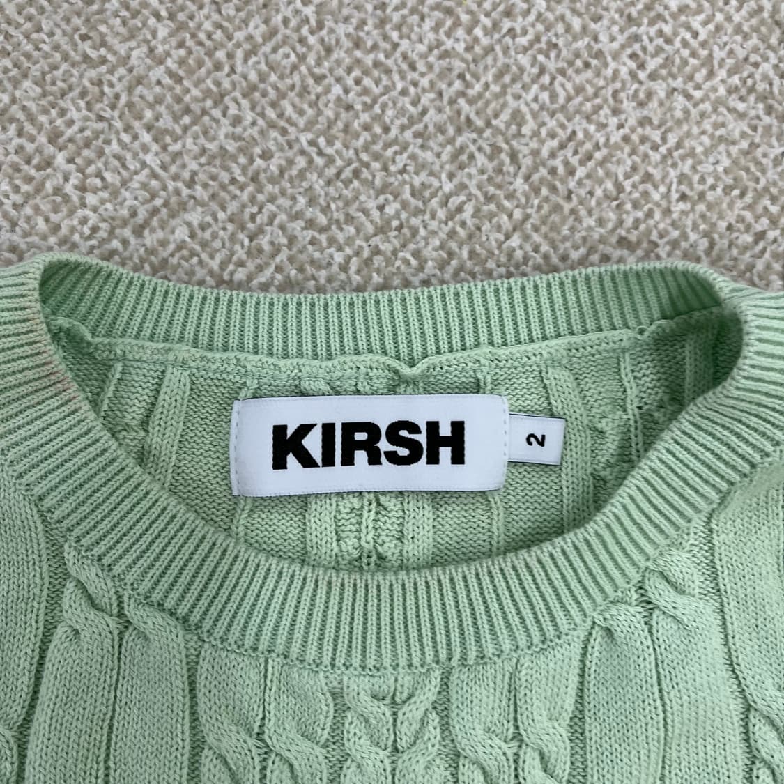 2 키르시 반팔 니트 티셔츠 0209M1 상품이미지2