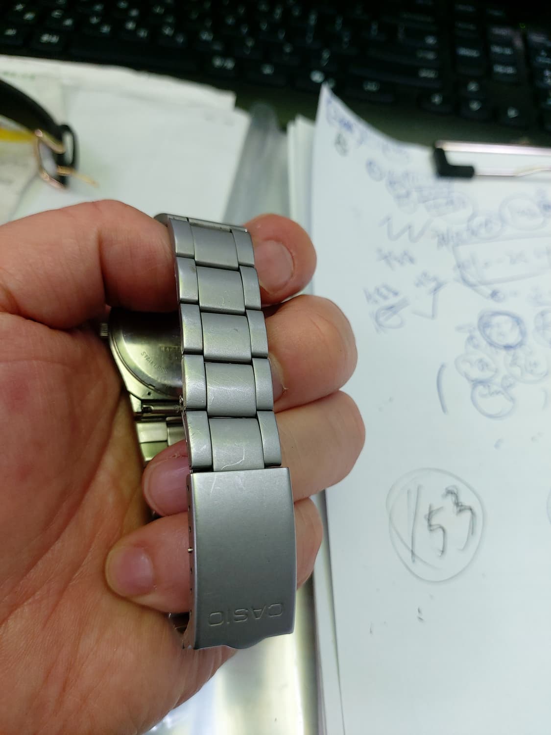 세이코 쿼츠 2채널 시계 상품이미지3