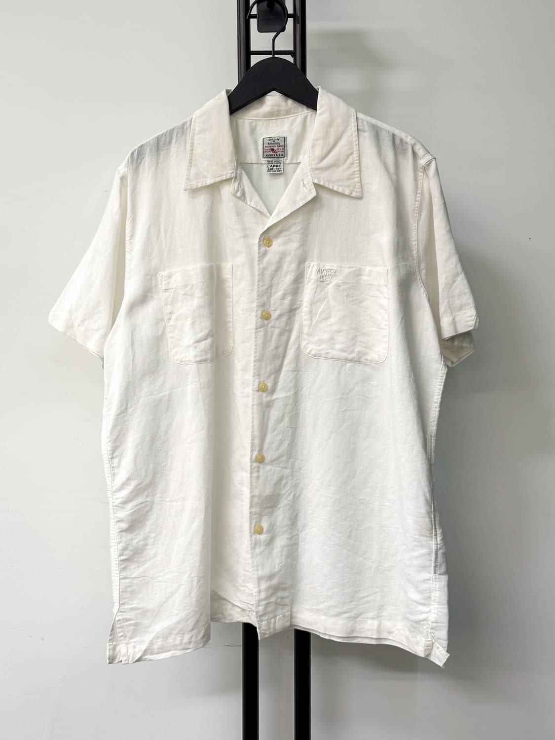 아비렉스 투포켓 리넨 셔츠 상품이미지1