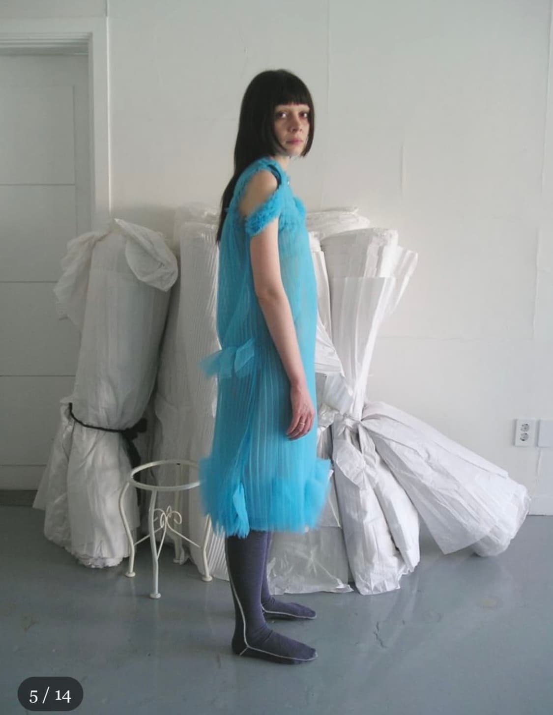 에옹쓰 24 샤샤드레스 아쿠아블루 상품이미지2