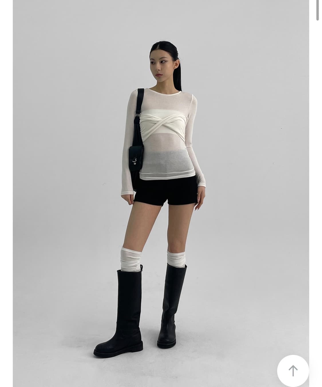 블랙업 메이드 프렌느 밴딩 숏팬츠 상품이미지2