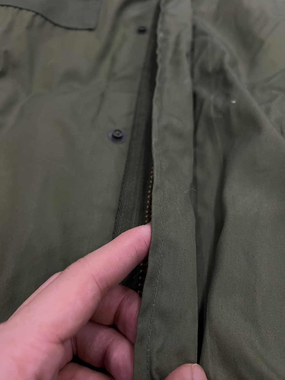 (S) M65 피쉬테일 오리지널 개파카 상품이미지6