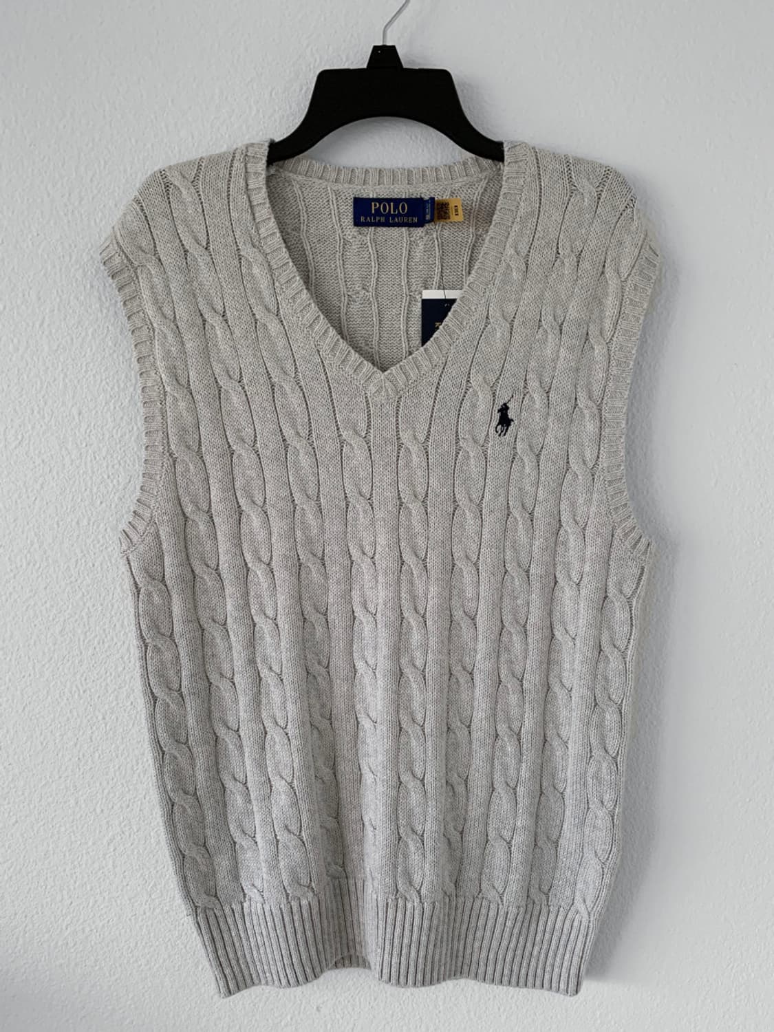 폴로랄프로렌 꽈배기 니트 베스트 상품이미지1