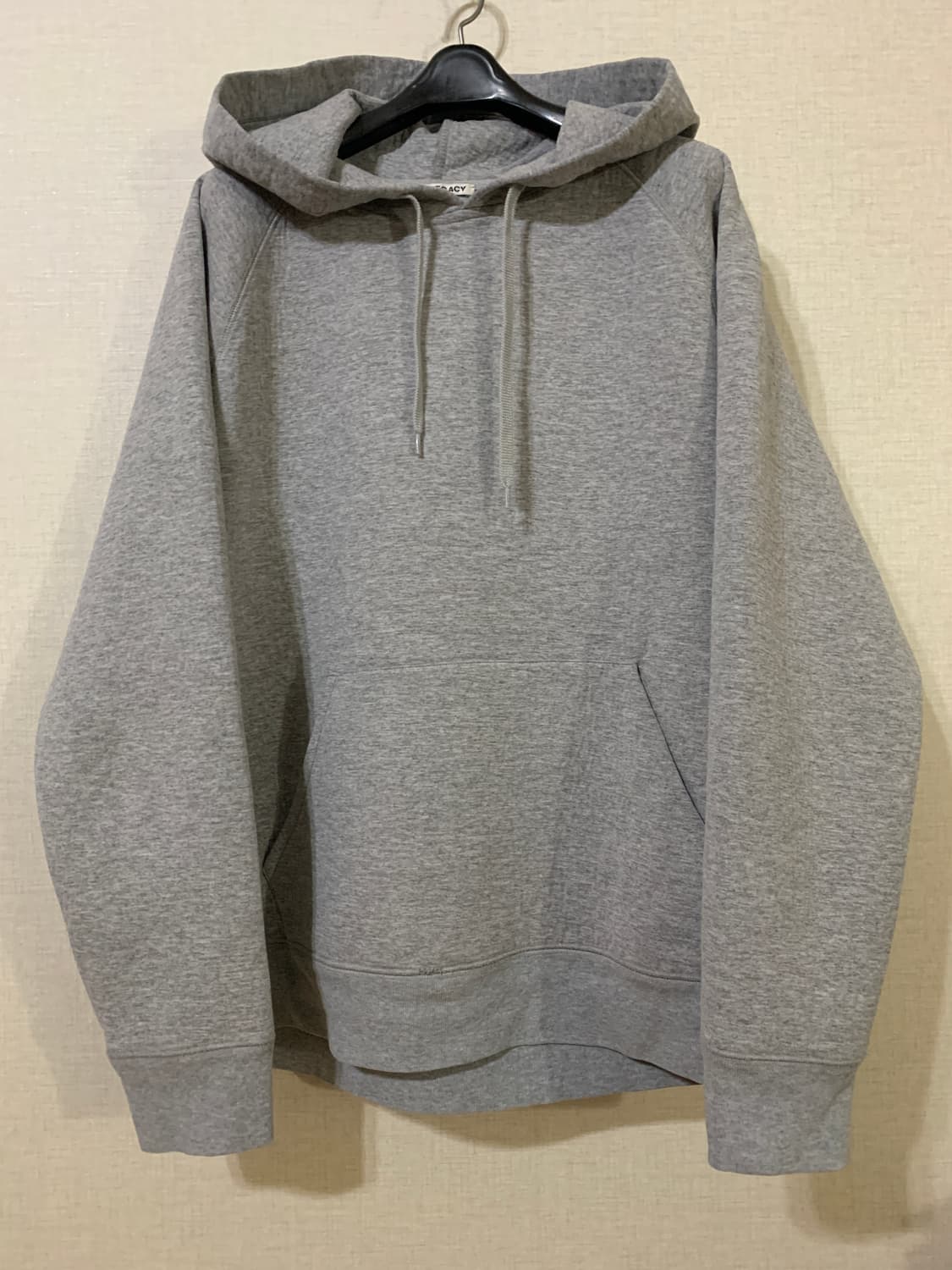 아워레가시/텍스처 코튼 스쿠바 멜란지그레이 후드 /48 상품이미지1