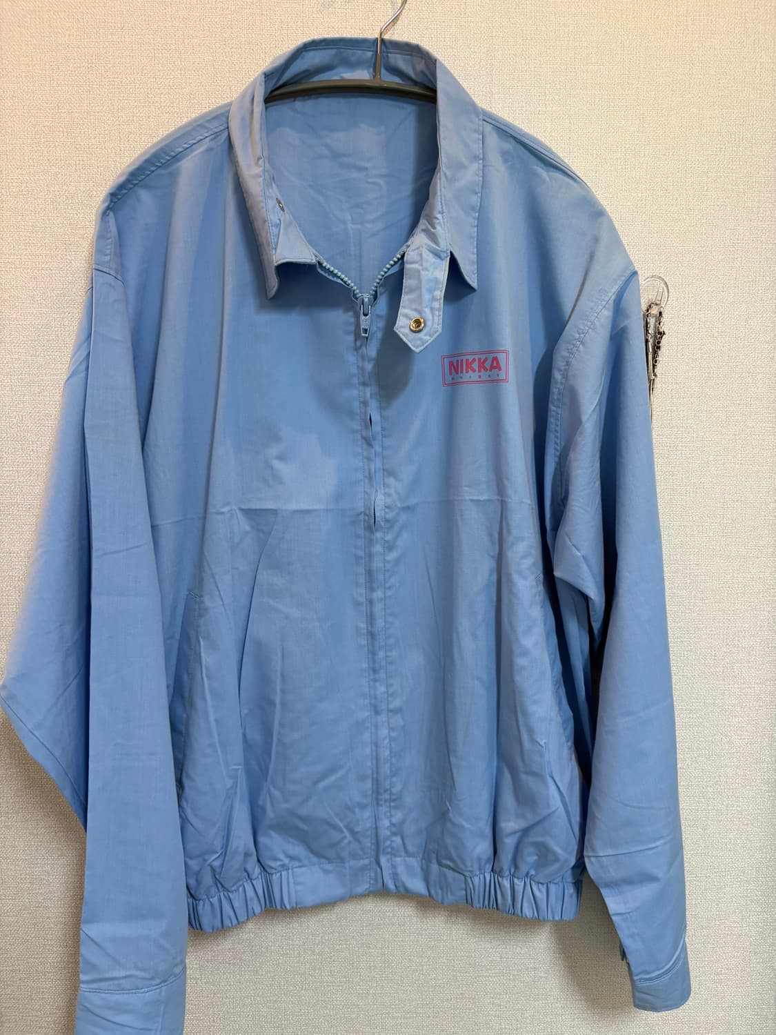 닛카 위스키 코튼 블루종 90s 상품이미지1