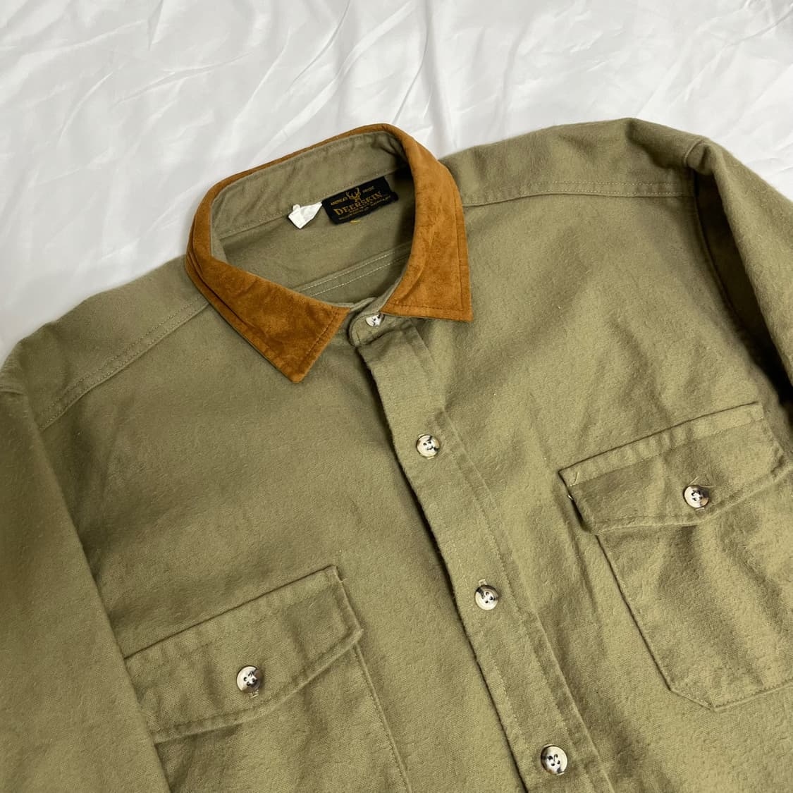 American Vintage . 빈티지 엘보패치 워크셔츠 상품이미지2