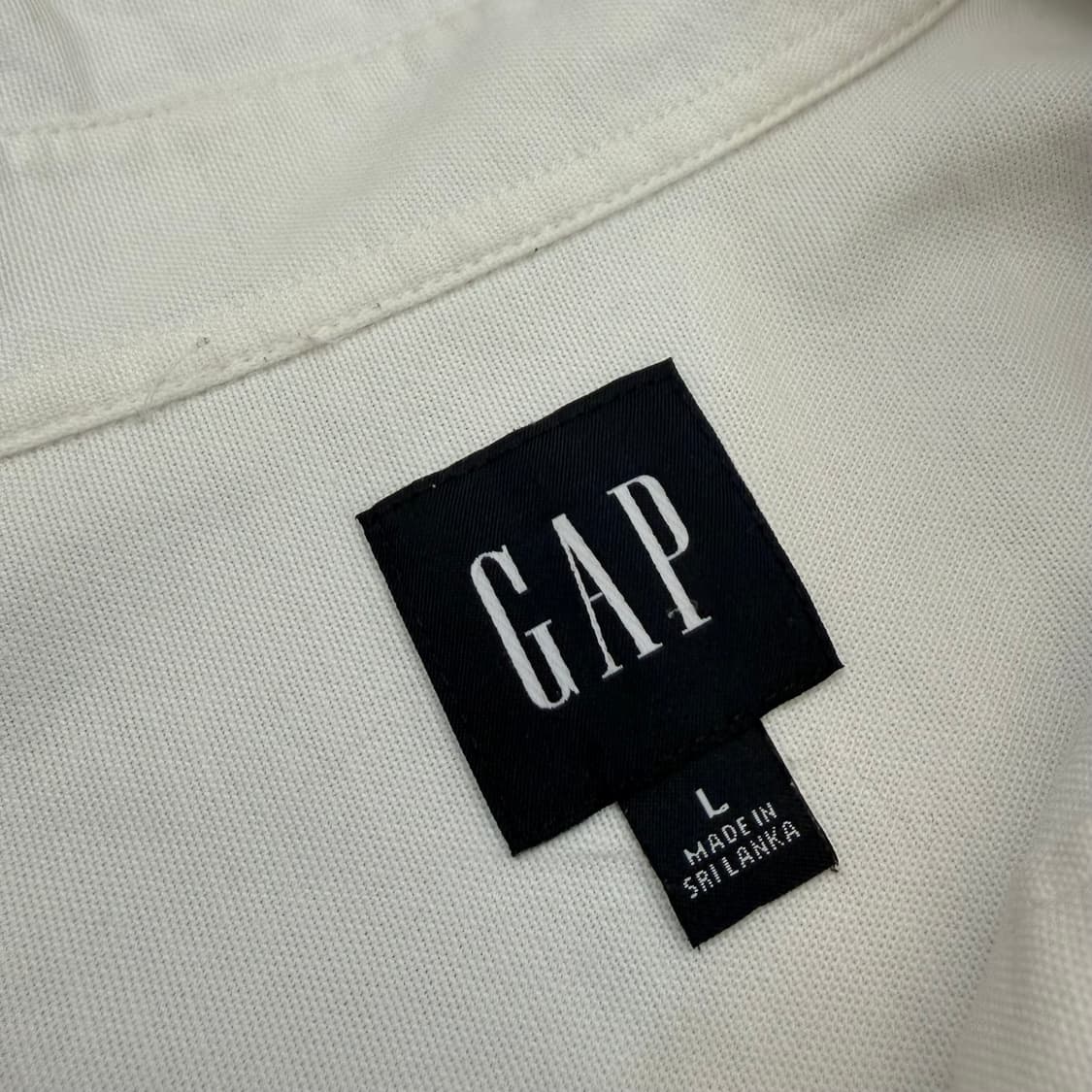 gap 갭 풀오버 화이트 오버핏 셔츠 L 상품이미지3