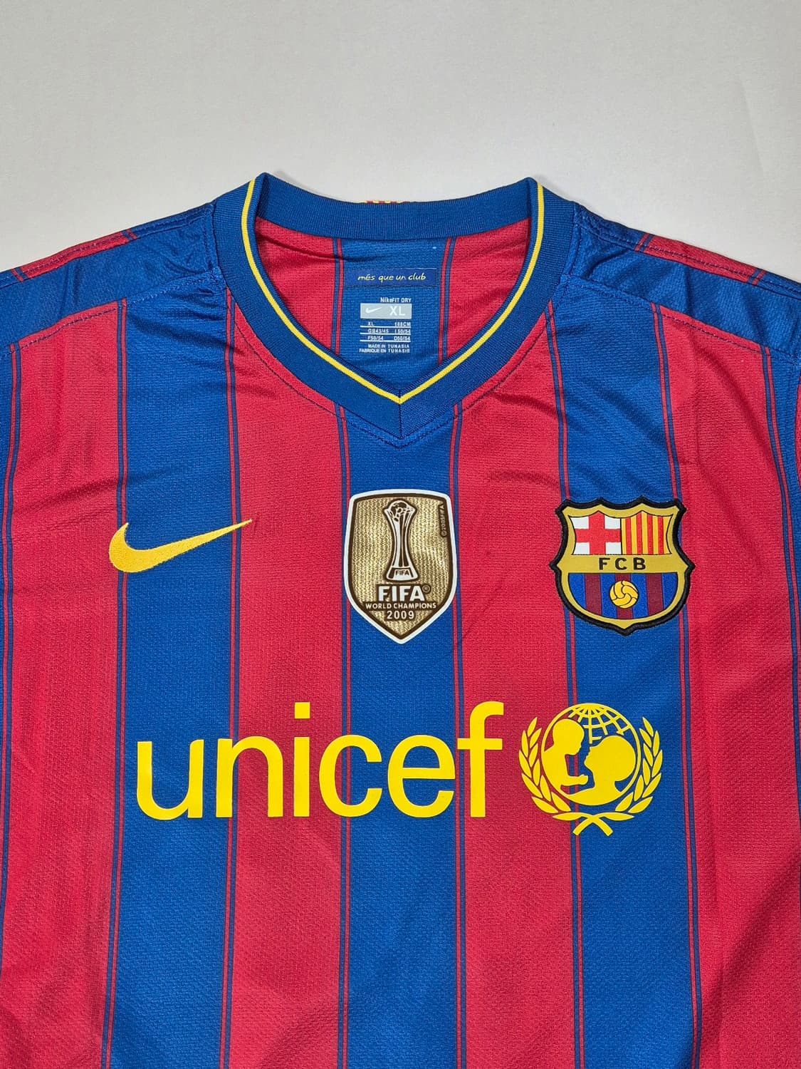 레트로)09-10 바르샤 홈 즐라탄 이브라히모비치 유니폼 XL 레플리카 상품이미지3