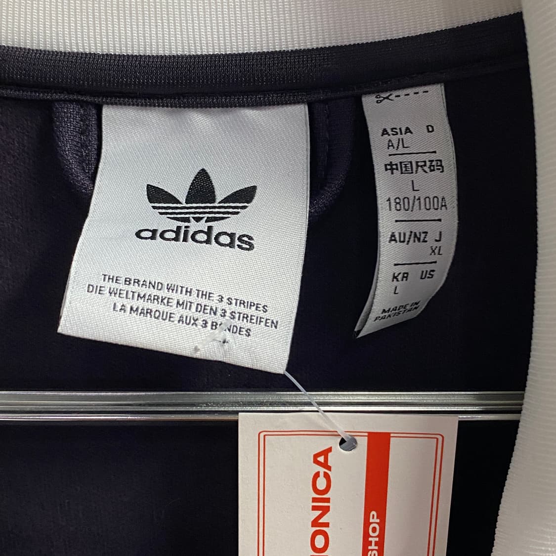 아디다스 오리지널 신형 퍼플 배색 트랙탑 져지 B3088  상품이미지4