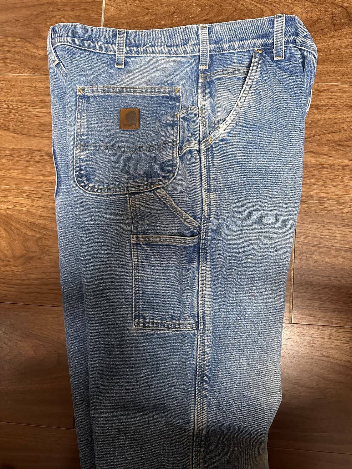 빈티지 칼하트 데님 워크팬츠 카펜터 싱글니 상품이미지6