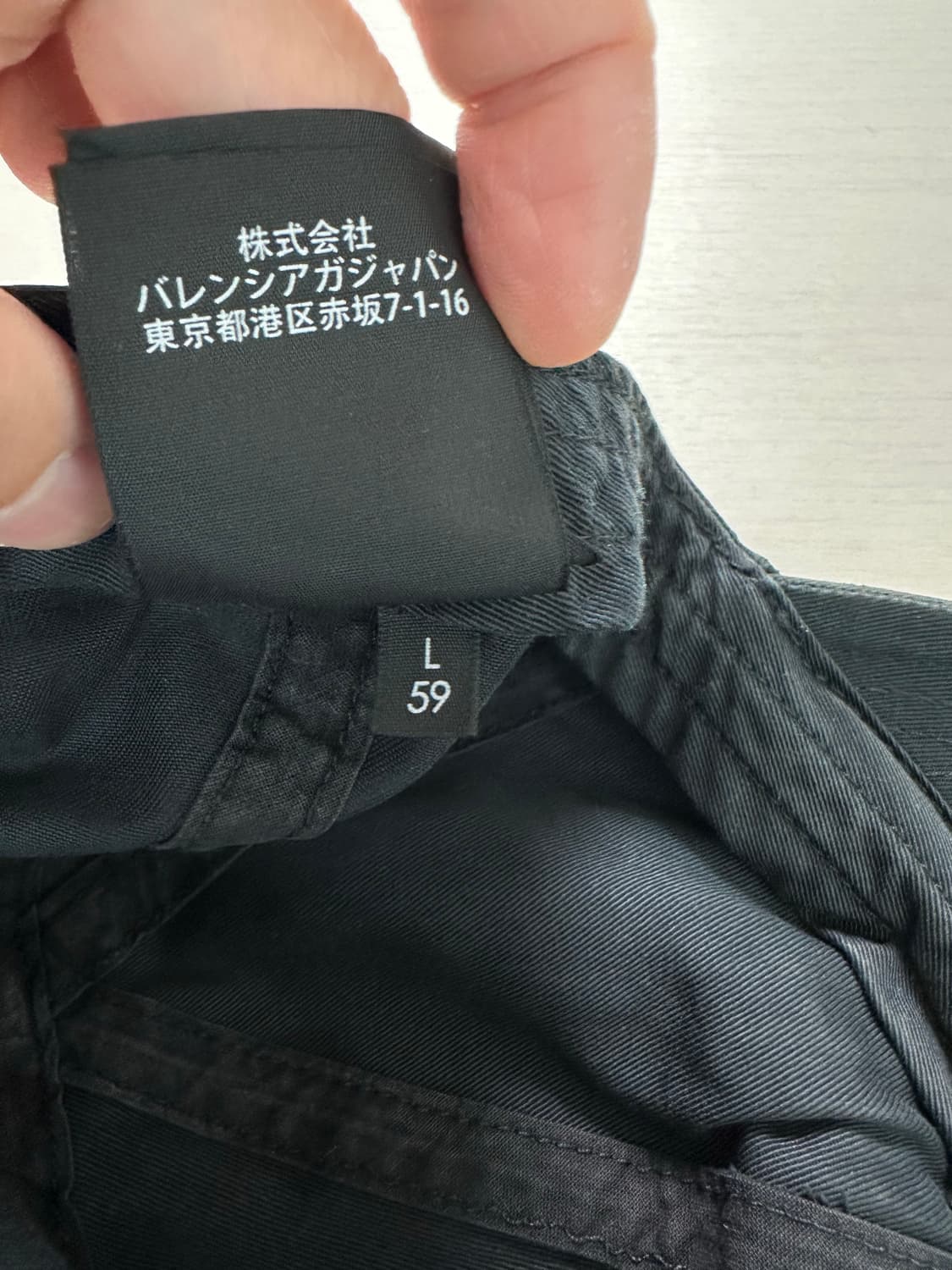 [59L] 발렌시아가 옴므 homme 볼캡 모자 상품이미지6