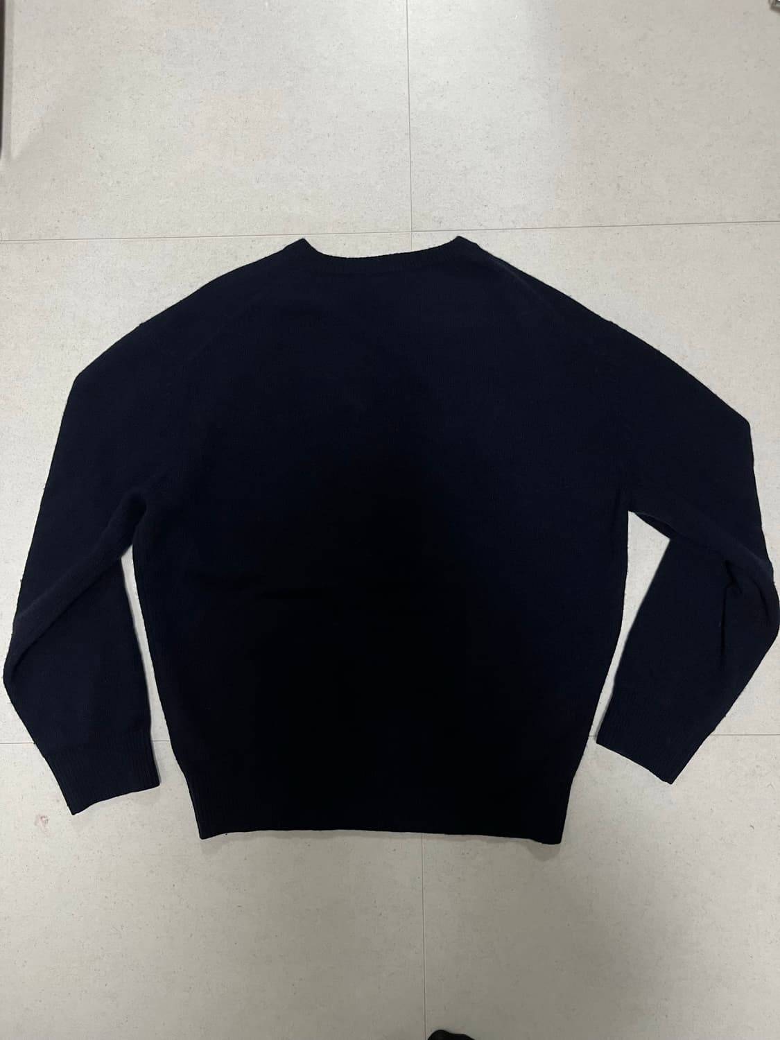 [2] 스테디에브리웨어 / 코지 울 브이넥 니트 / 다크네이비 상품이미지4