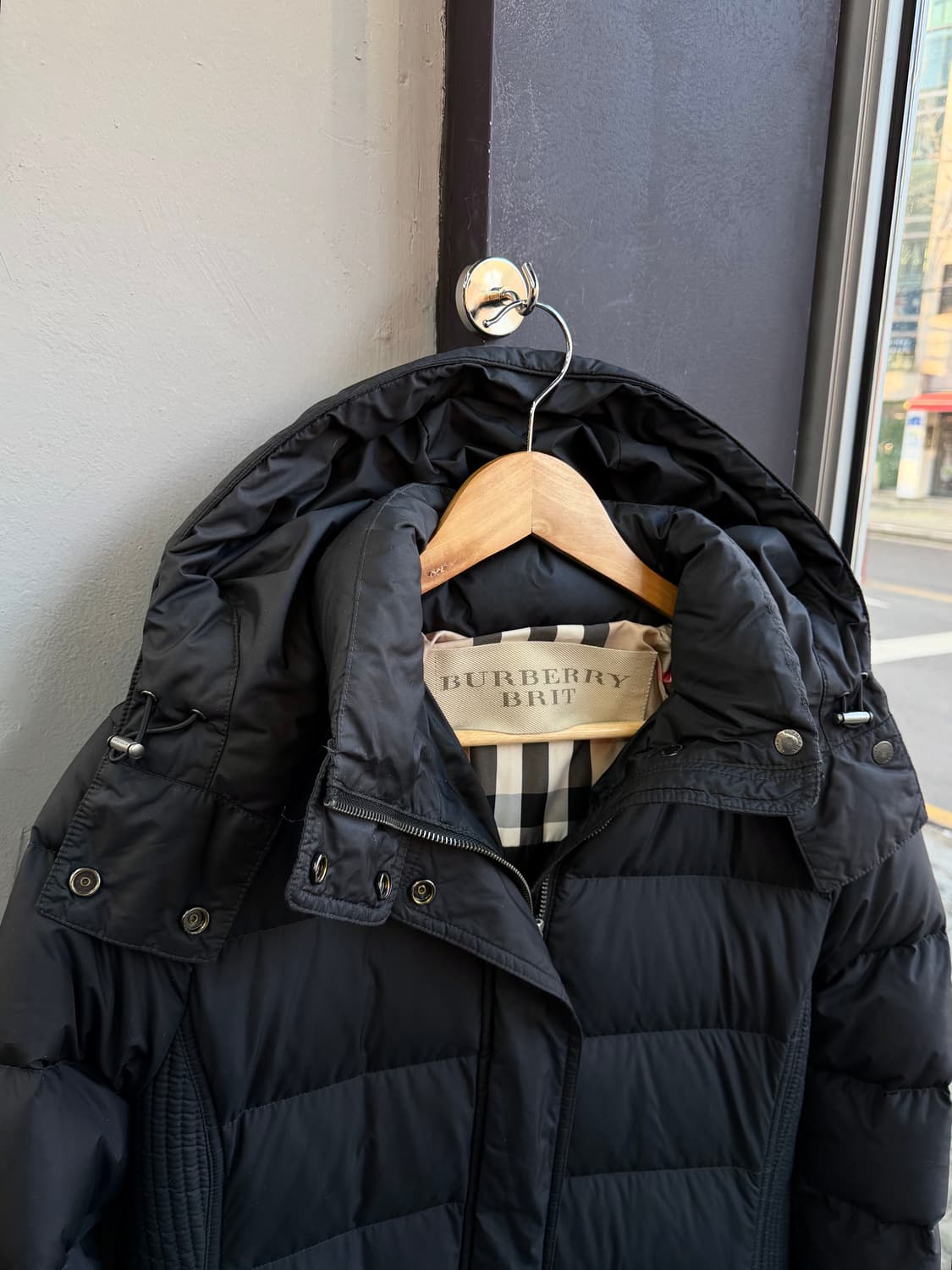 L/ 버버리 혹스히스 다운 롱패딩 자켓 상품이미지3