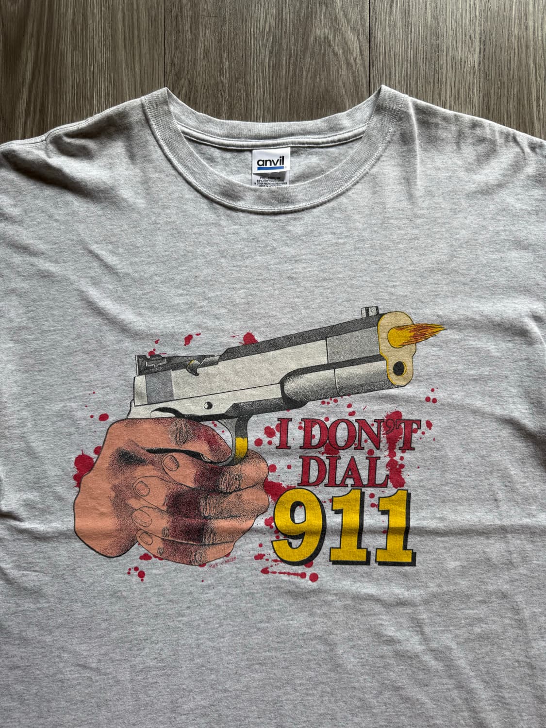00s ‘Dont Call 911’ 티셔츠 상품이미지2