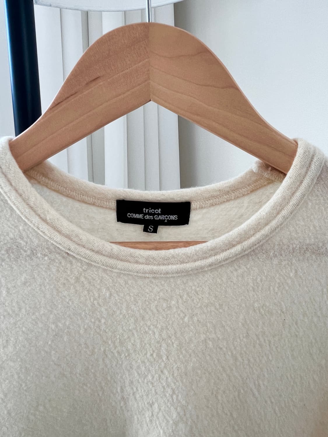 꼼데가르송 트리콧 언밸런스 프릴 니트 상품이미지3