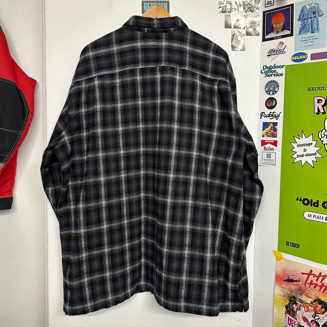 세인트존 헤비 플란넬 체크셔츠 상품이미지7