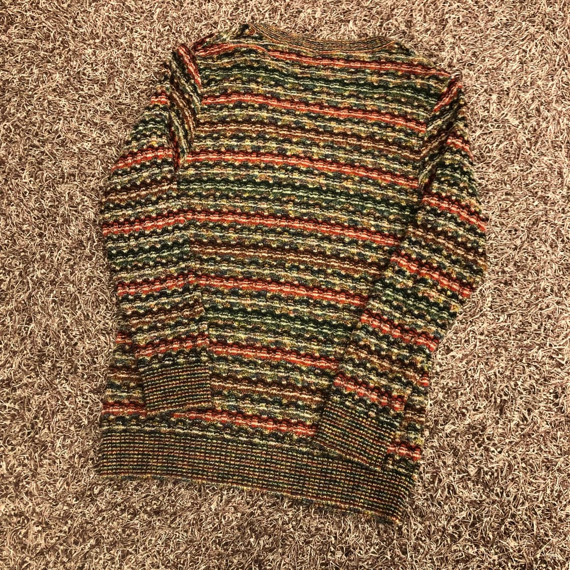 미쏘니 울 패턴 가디건 상품이미지5