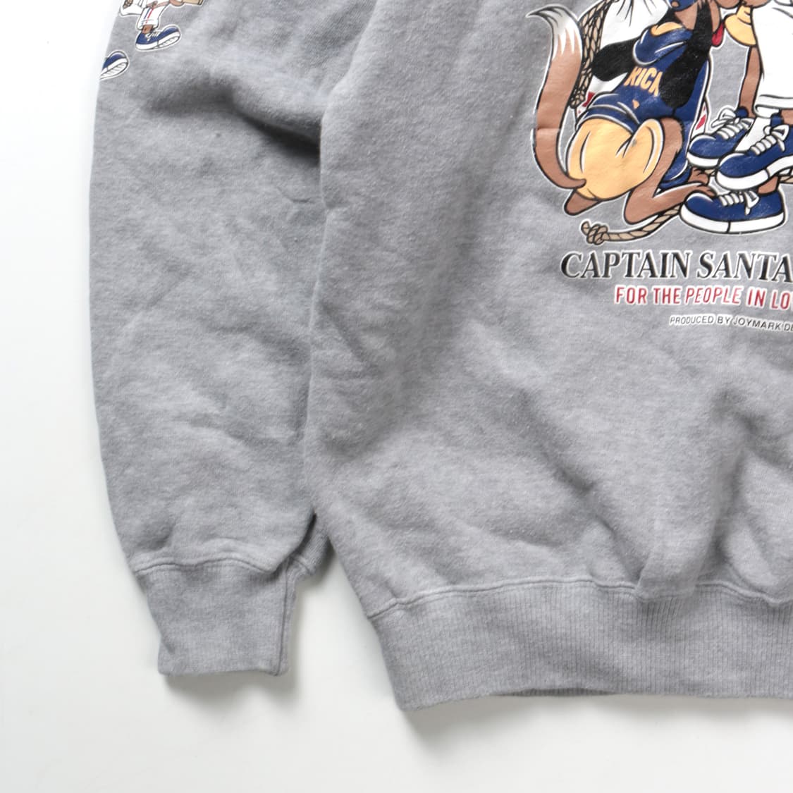 캡틴산타 그레이 프린팅 스웻셔츠   상품이미지3