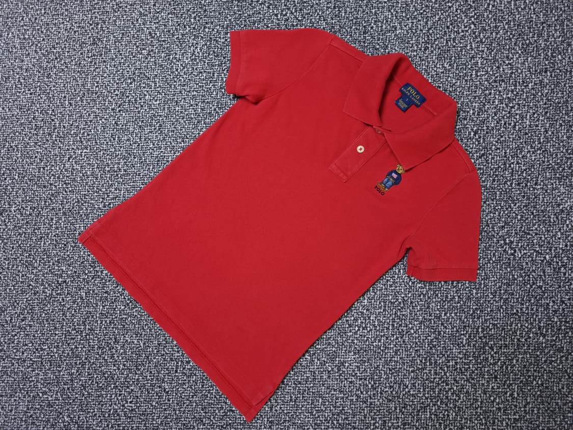 [무료배송][130]폴로 키즈 베어 피케 반팔티 카라티 상품이미지3