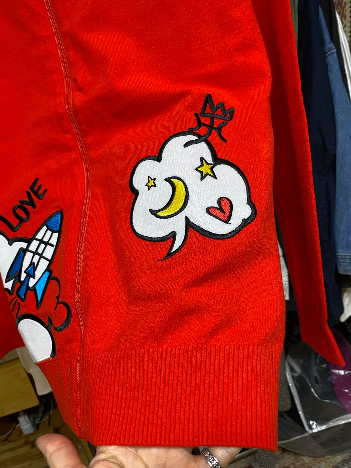 까스텔바쟉 여성 니트 집업 90 상품이미지5