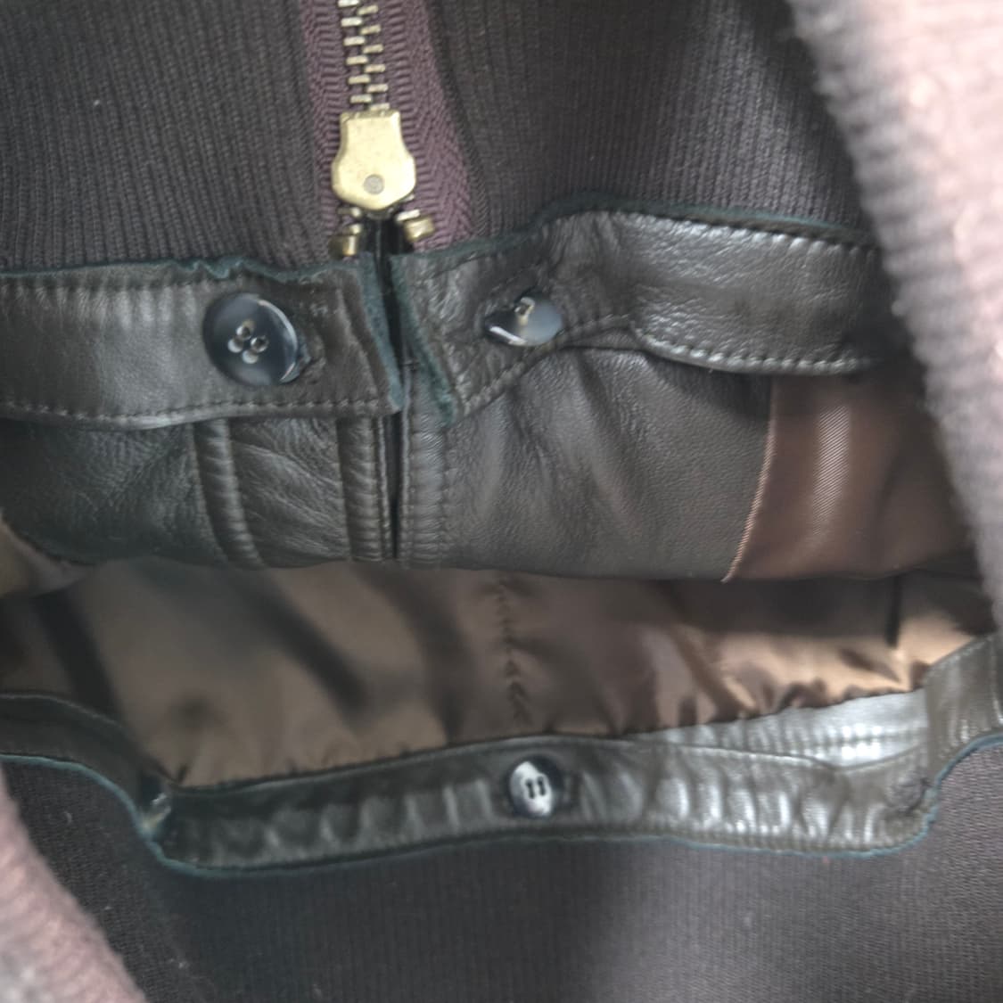 55/ Ana clef 양가죽 크롭 자켓  상품이미지7