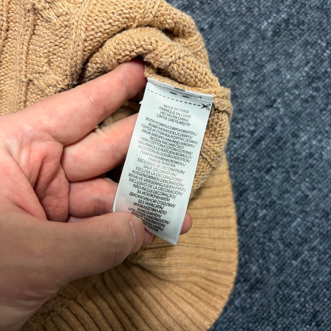 폴로 랄프로렌 꽈배기 니트 상품이미지6