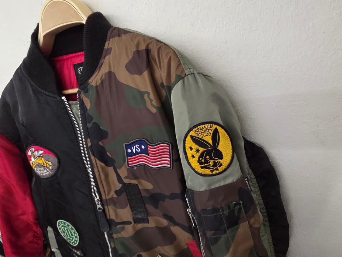 스티그마 바토스 소사이어티 패치 봄버 자켓 라지 상품이미지4