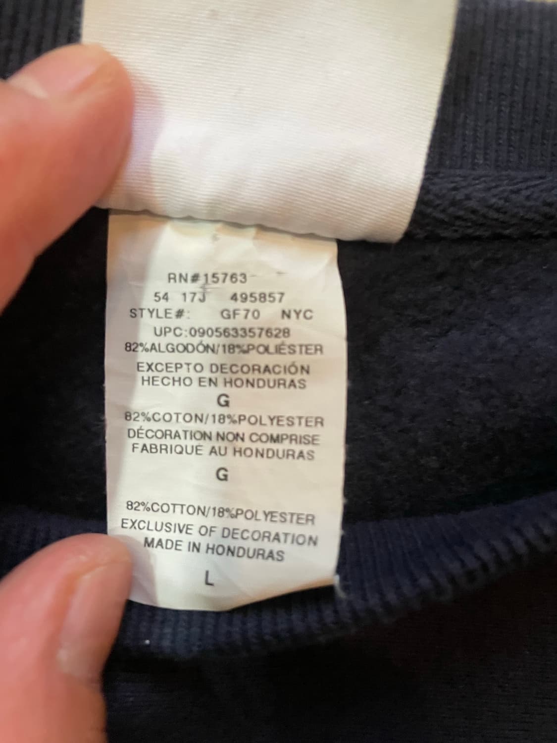 Champion 리버스 위브 스웻 셔츠 L 상품이미지6