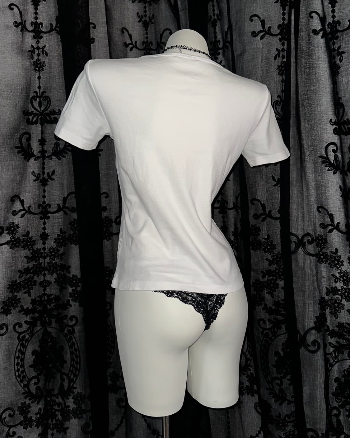 white lettering glitter short sleeve 상품이미지3