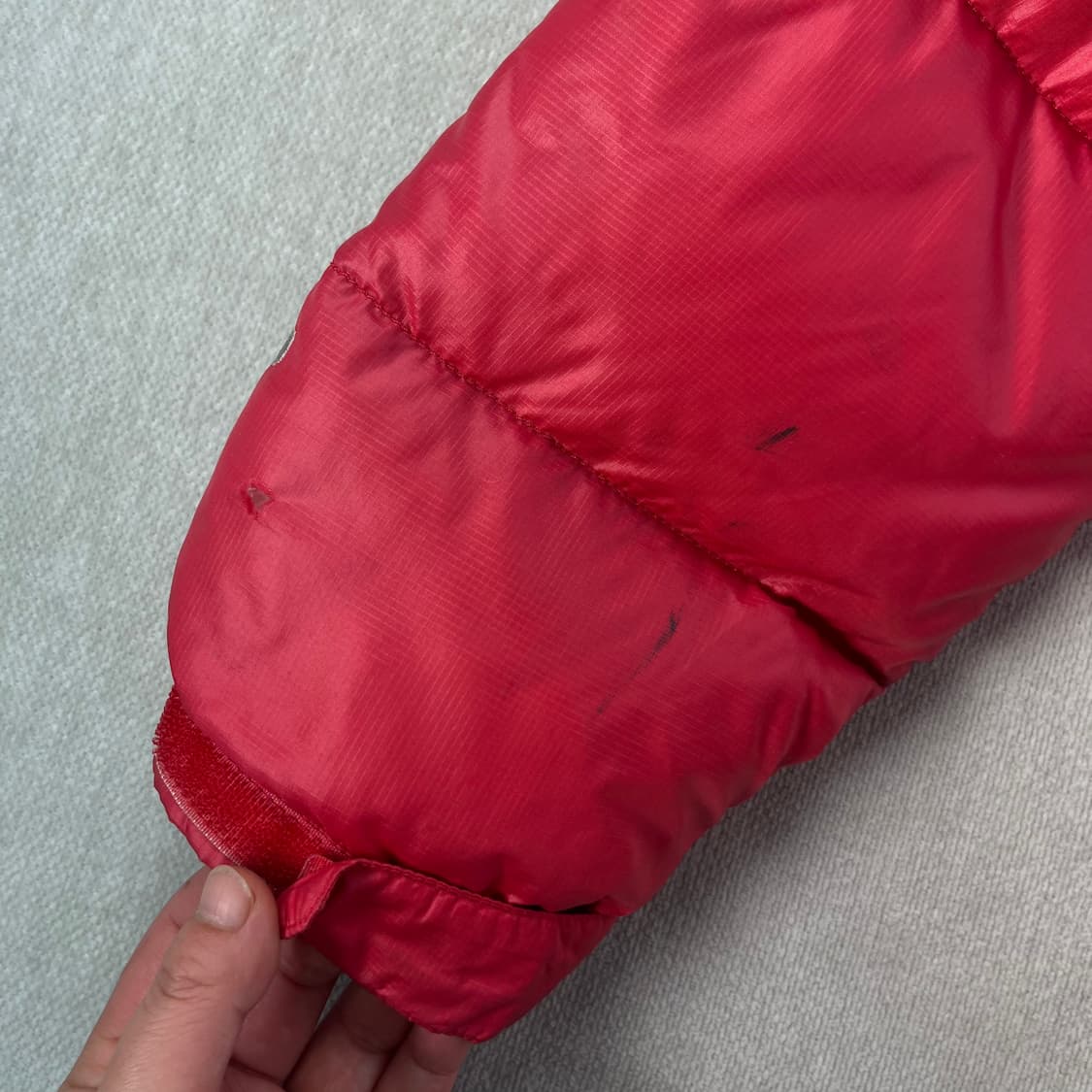 W 100 노스페이스 핑크 눕시700 패딩 상품이미지6