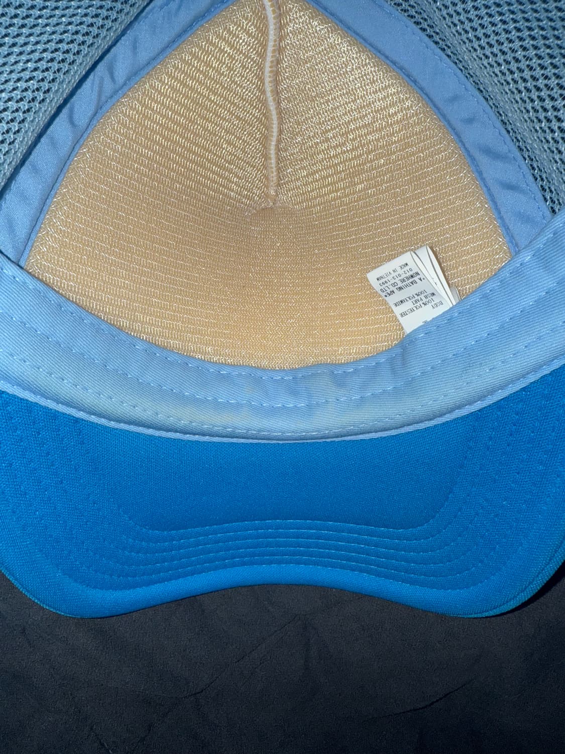 [뉴진스 해린 착용) 베이프 스타 메쉬 캡 블루  상품이미지5