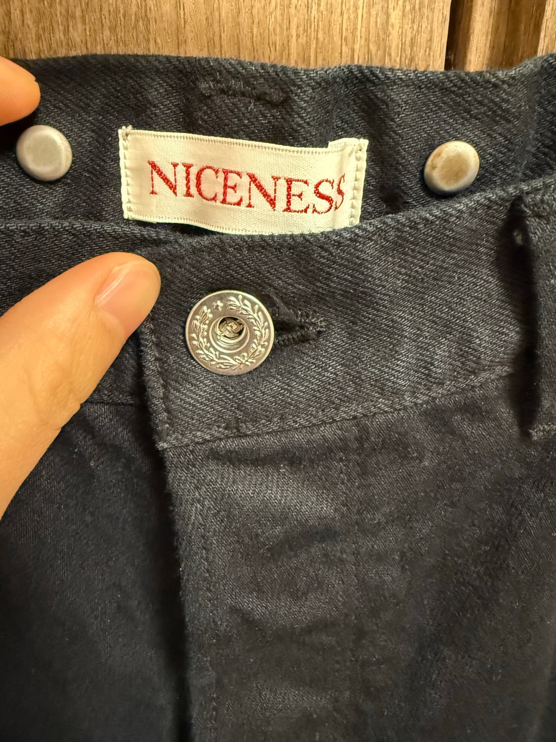 나이스네스 D.AMENT 데님 S사이즈 상품이미지7