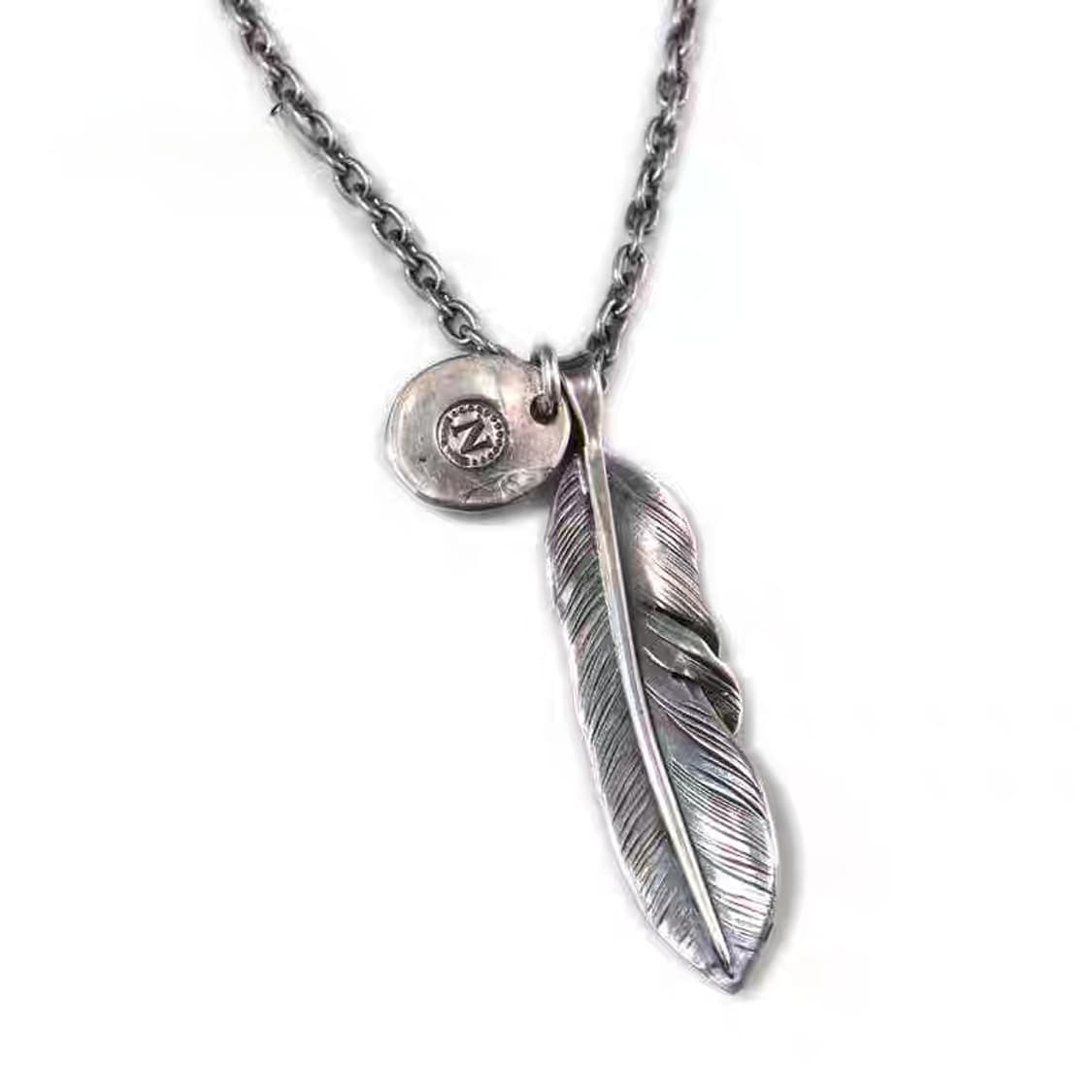 Oceanora 핸드메이드 터키석 페더 실버 목걸이 상품이미지4