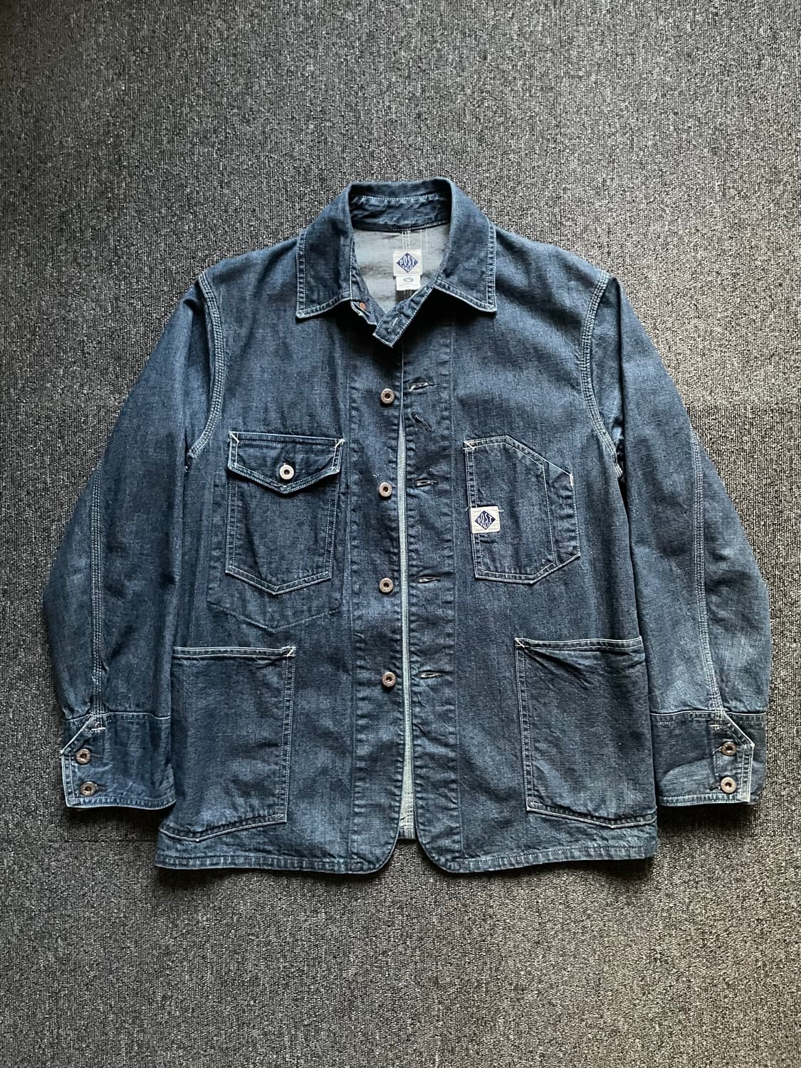 포스트오버롤즈 데님 커버올 엔지니어자켓 (드레익스아나토미카피그벨RRL) 상품이미지1