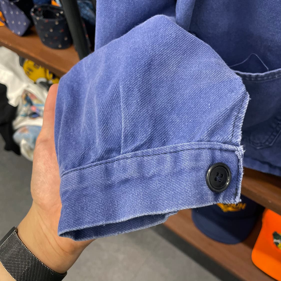 50s-70s 프렌치 워크 자켓 /빈티지 초어 자켓 워크 웨어 상품이미지6