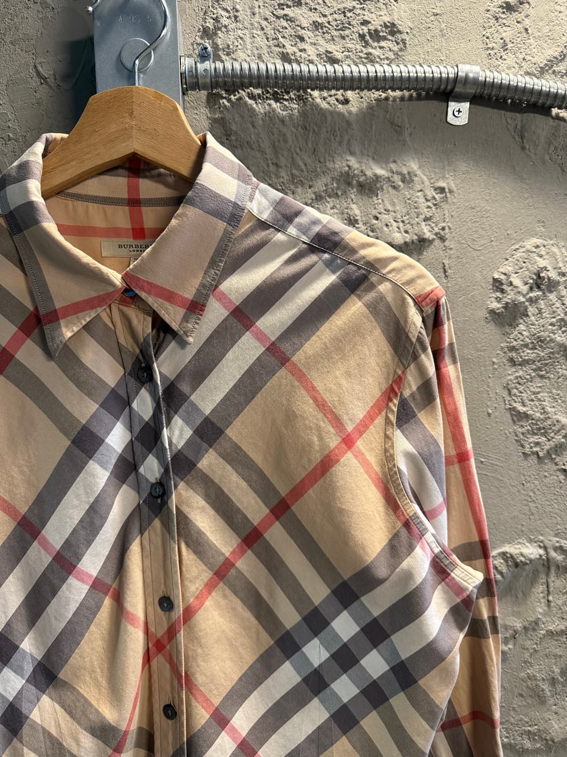 M 버버리BURBERRY 클래식 노바체크 셔츠 베이지 상품이미지3