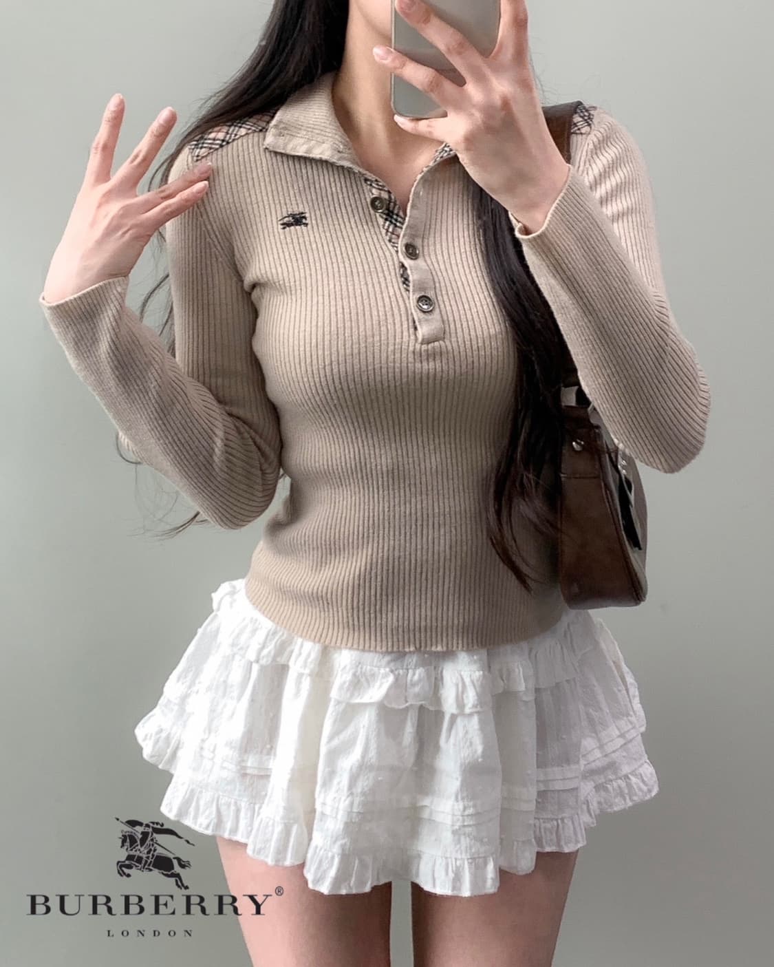 버버리 골지 니트 상품이미지1