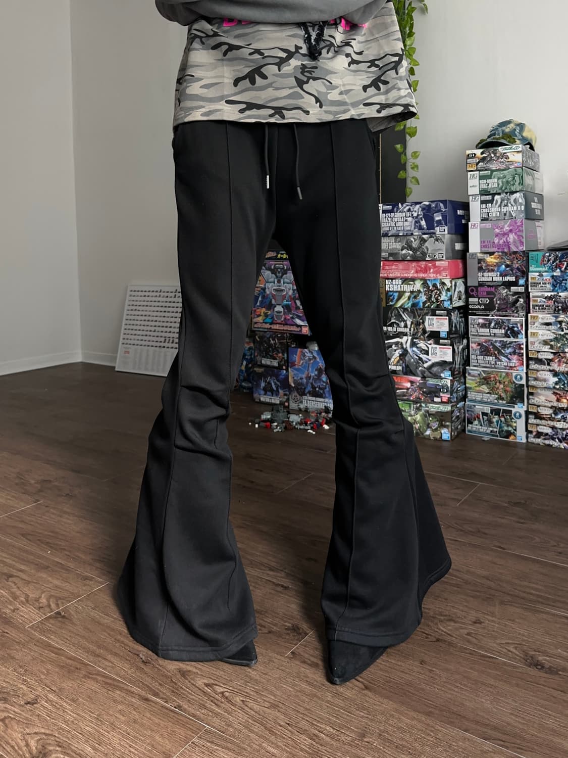 Meimeixuan 머메이드 부츠컷 스웻 팬츠 상품이미지2