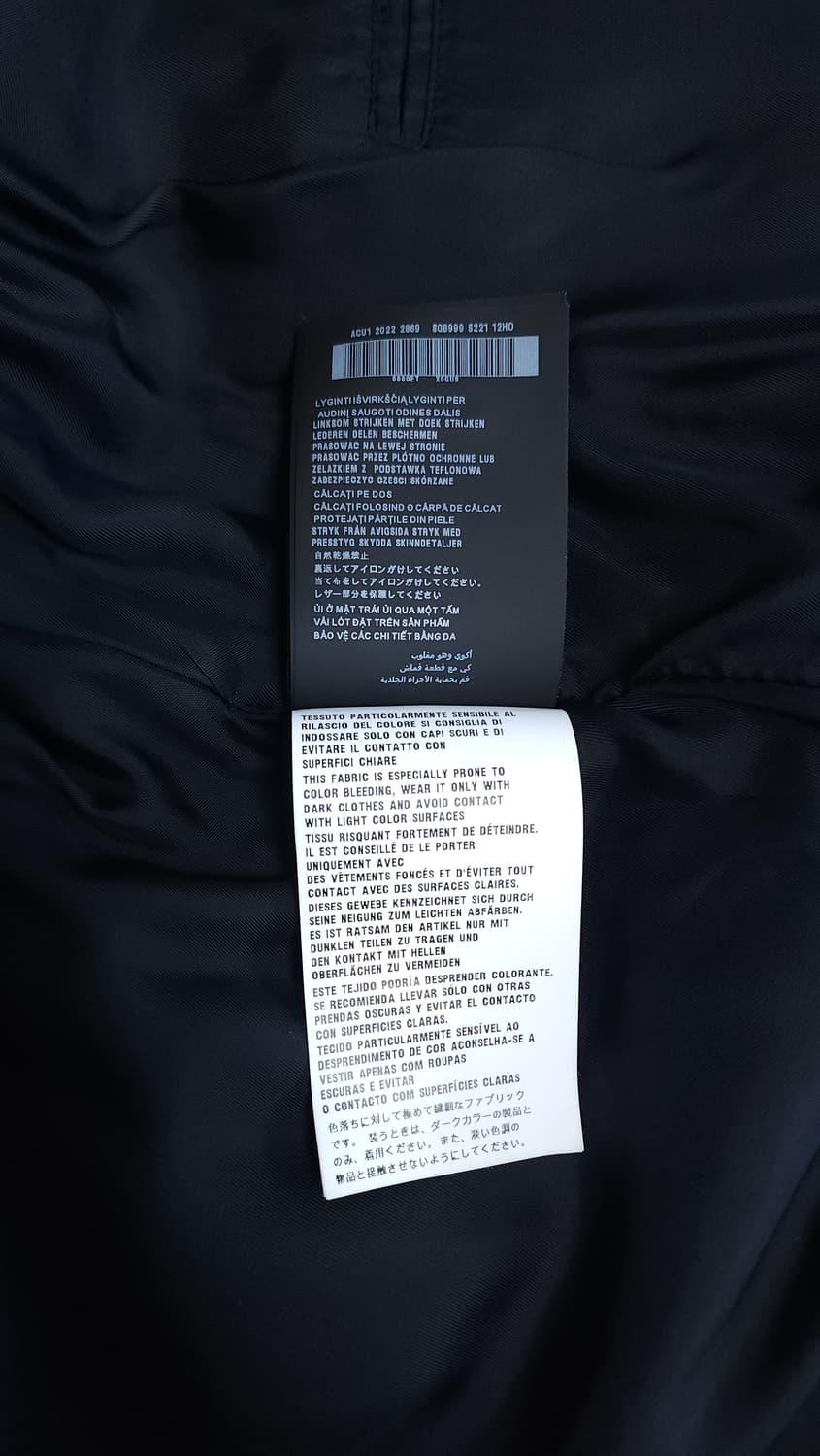 [L] 프라다 벨벳 블루종 자켓 블랙(SGB999) 상품이미지9