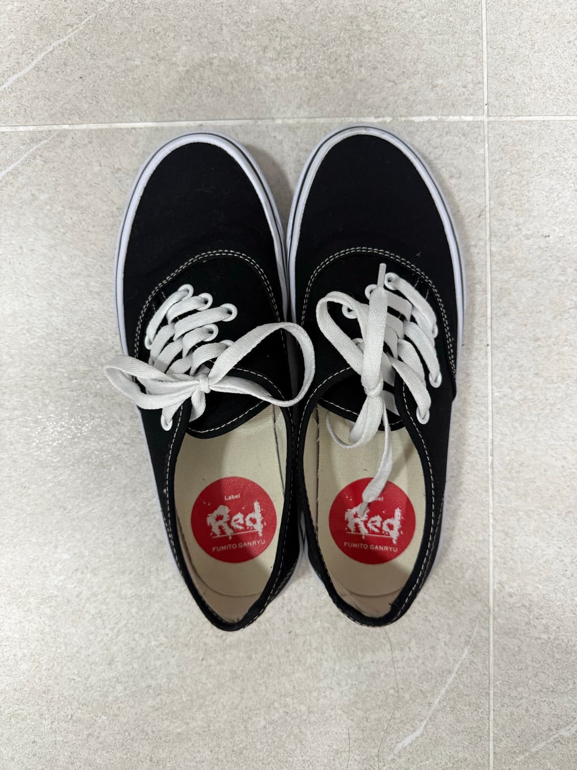 후미토 간류 그래피티 데크 슈즈 블랙 화이트 270 상품이미지6