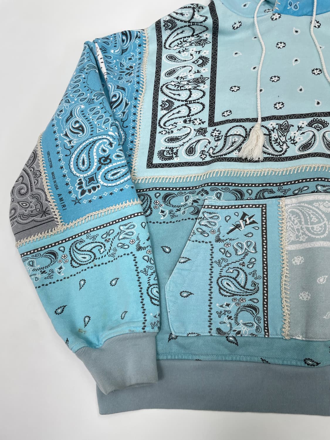 VTG PAISLEY BANDANA PATCHWORK HOODIE 상품이미지5
