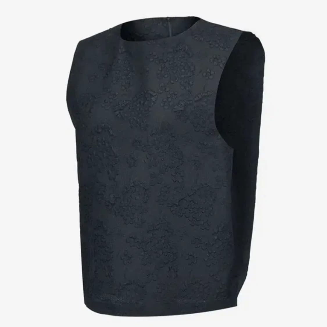 새상품) 에핑글러 자카드 베스트 블랙 상품이미지5