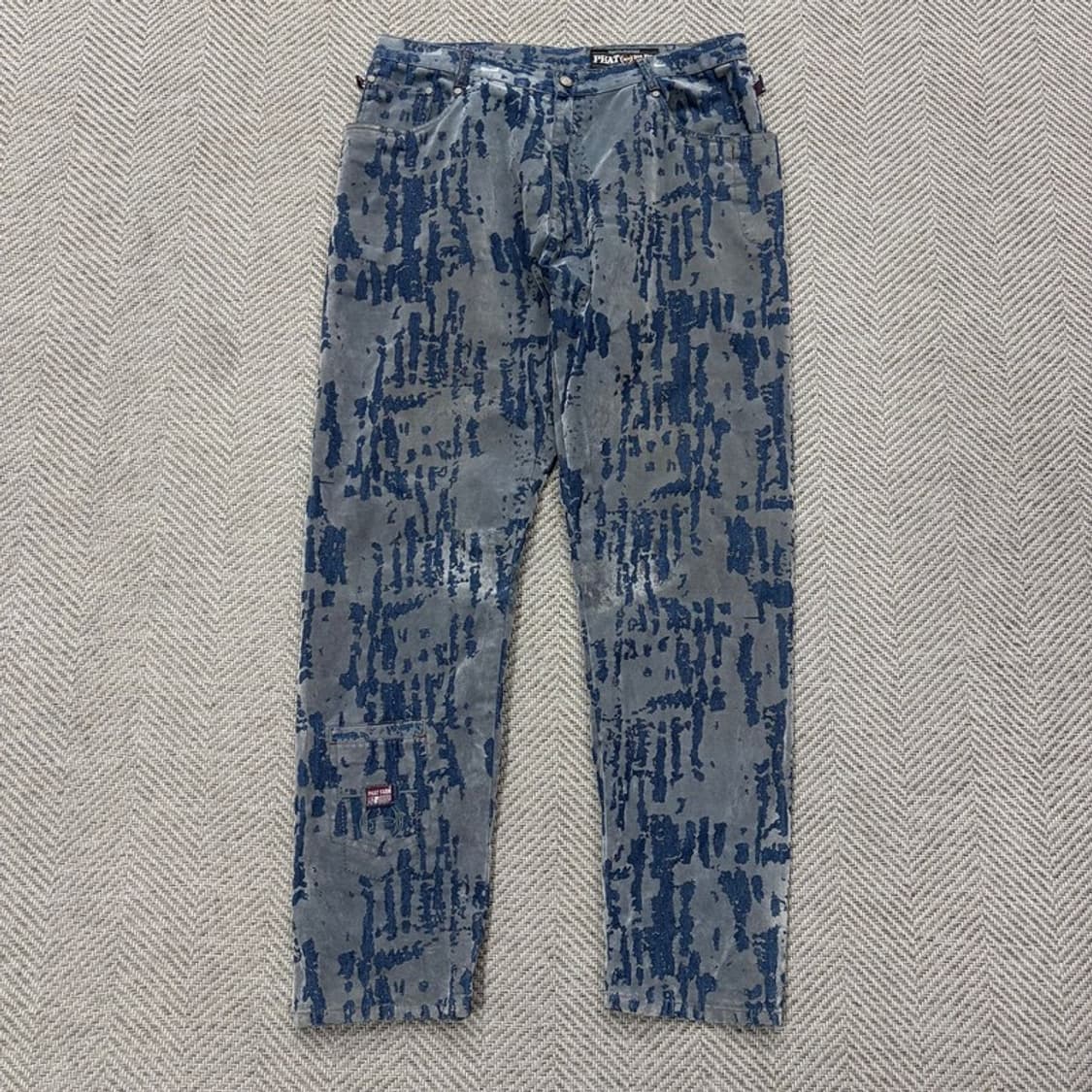 팻팜 디테일 데님팬츠 v2719  상품이미지1