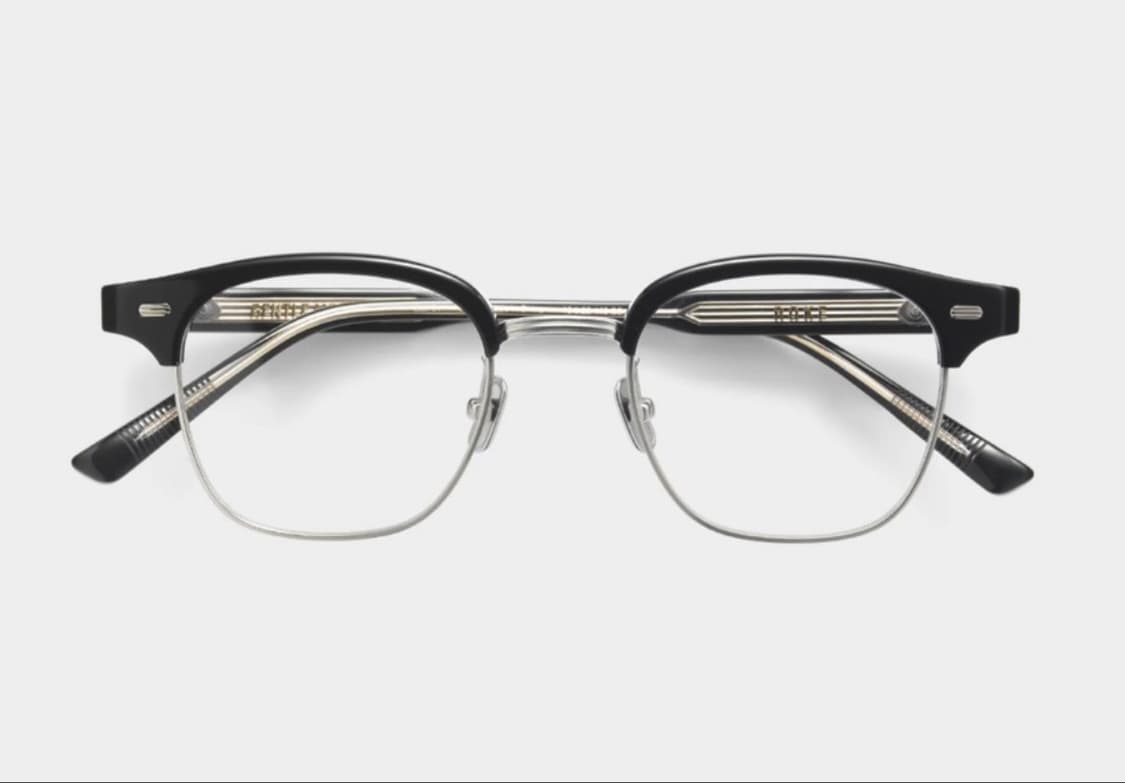 젠틀몬스터 로크01 블랙 하금테 안경 상품이미지2