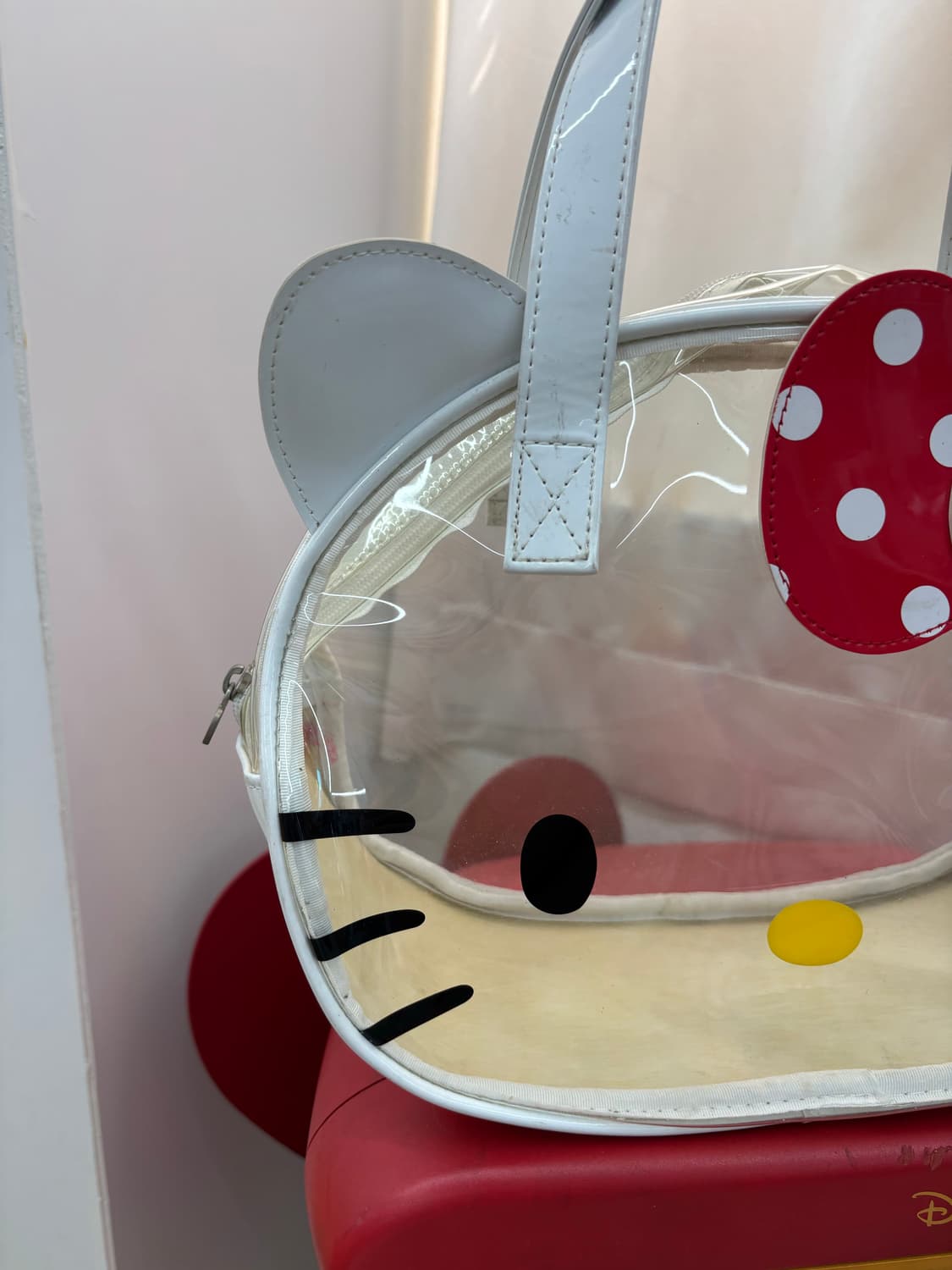 Rare Vintage Clear Hello Kitty Face Bag 상품이미지5