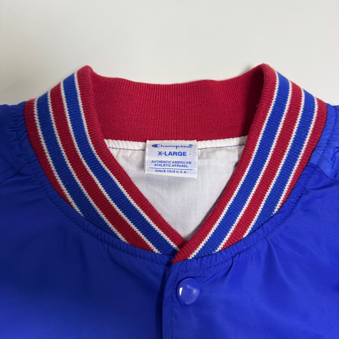 챔피온 블루 바시티 자켓 XL 상품이미지3