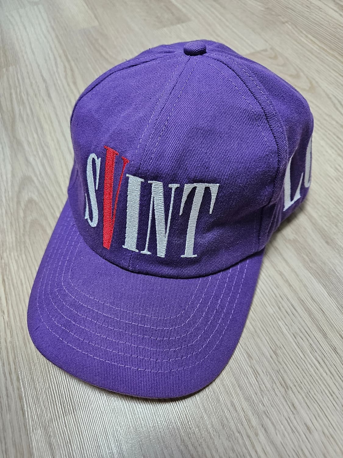 세인트미카엘 x 브이론 콜라보 볼캡 퍼플 상품이미지1