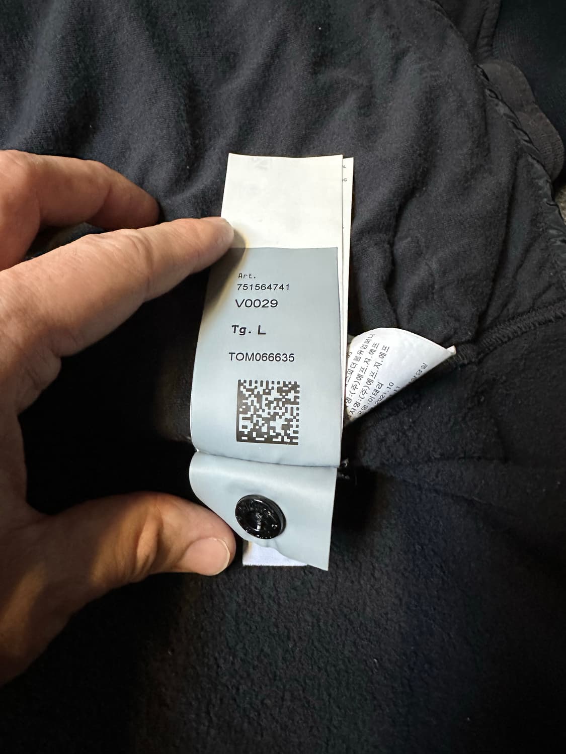 스톤아일랜드 나슬란 나일론 메탈 후드 집업 L 상품이미지10