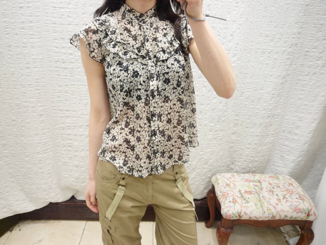 Flower frill blouse 상품이미지5
