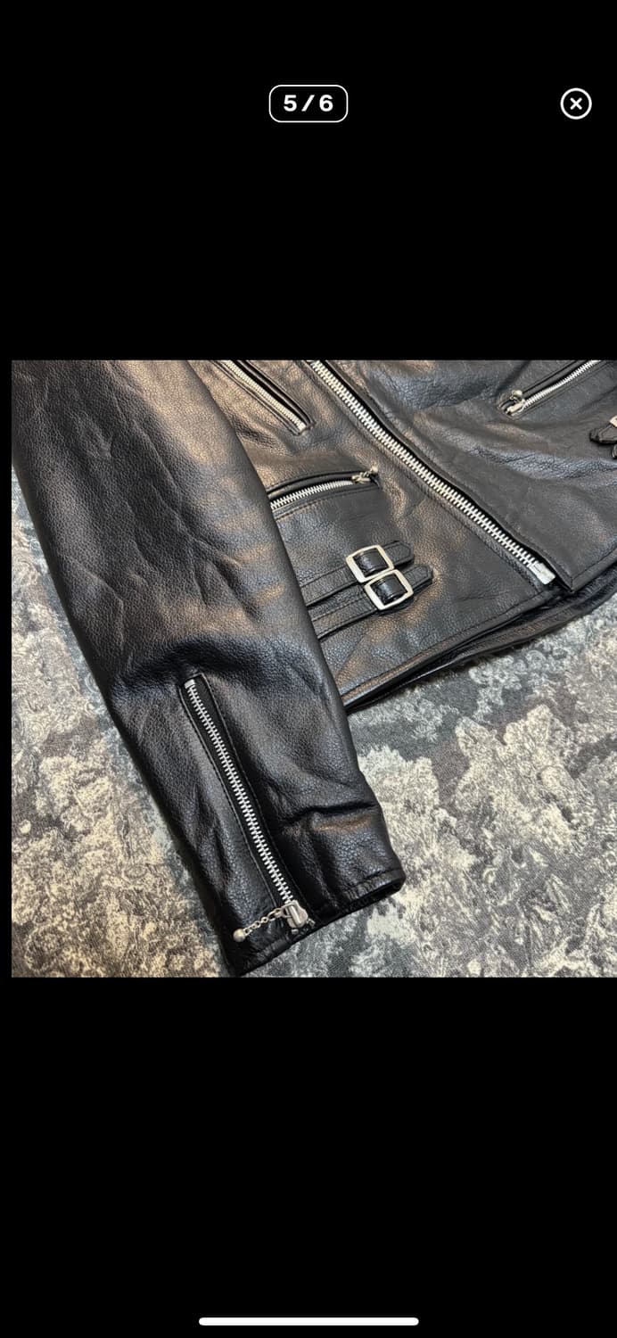 buffalo-skin biker jacket 상품이미지5